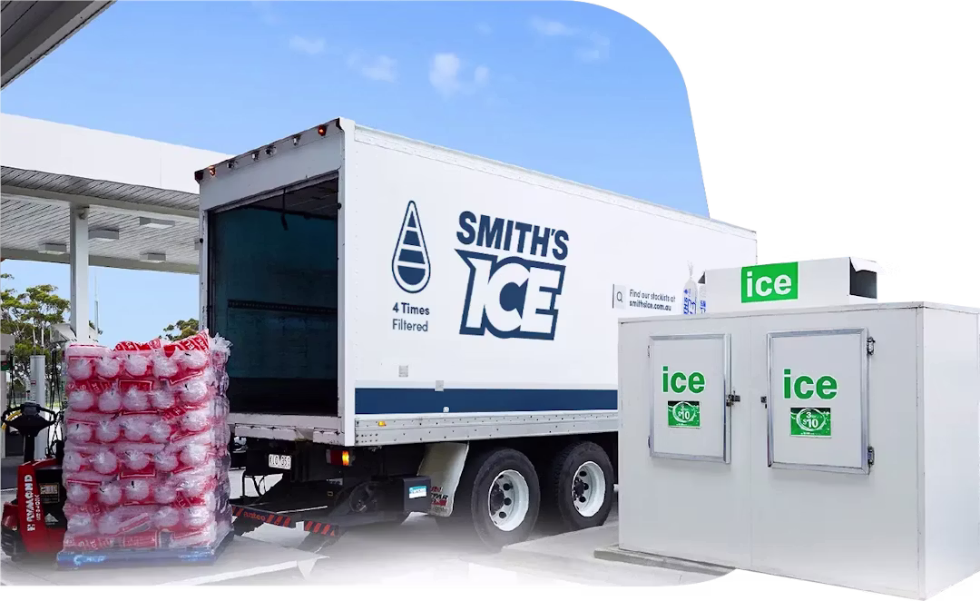 Smith's Ice delivery truck